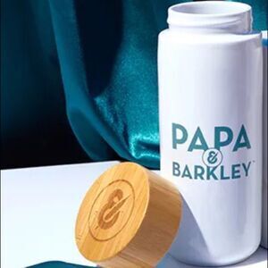 NWT Papa & Barkley Ceramic Branded Insulated Water Bottle